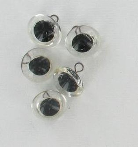 Yeux Verre Crystal 16mm, 10 pc