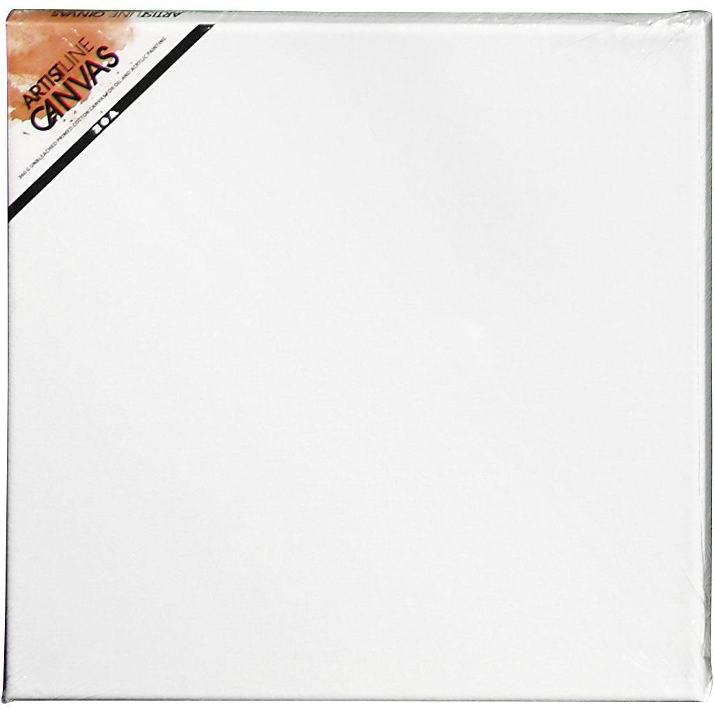 Toile Canvas Artistline, Dim. 30X30 cm, Profondeur 1,6 cm, Blanc, 1Pièce, 360 Gr