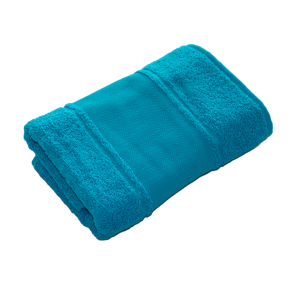 Drap de bain Softline galon aida 70x140cm, turquoise