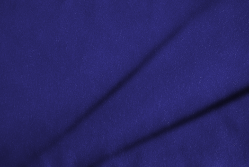 Feutre de bricolage (40% laine), largeur 180cm, épaisseur 1,5mm, 250gr/m, Bleu royal