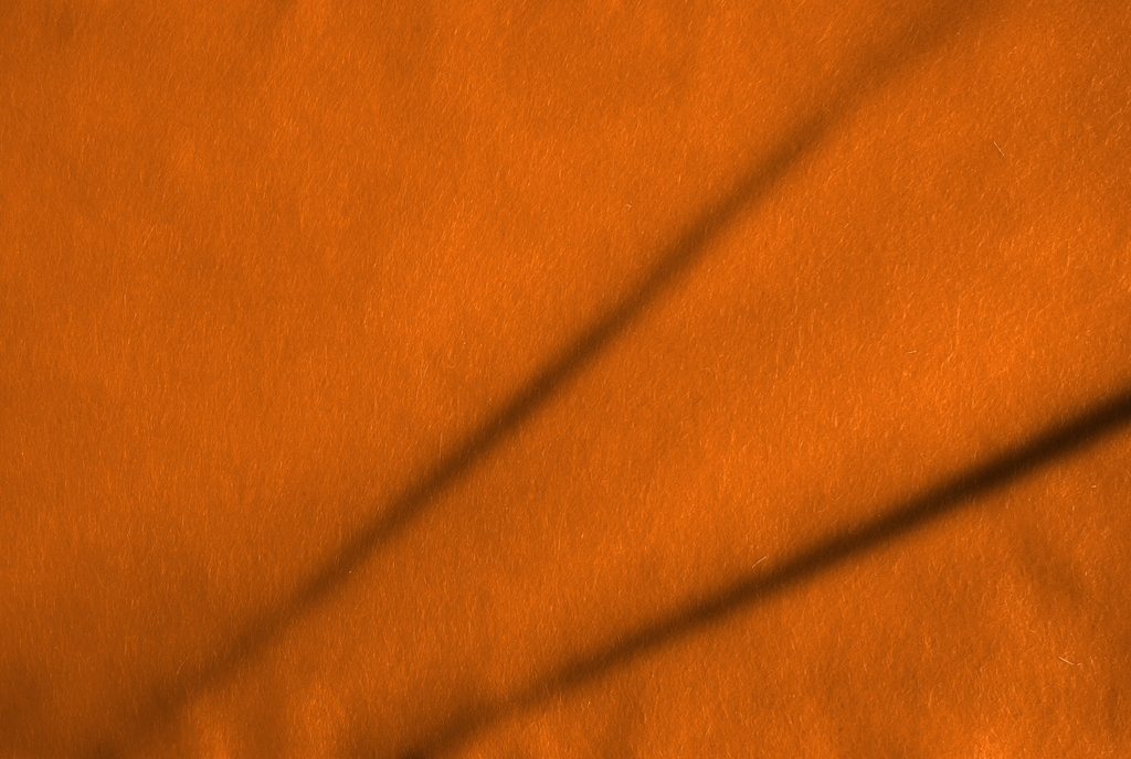 Feutre de bricolage (40% laine), largeur 180cm, épaisseur 1,5mm, 250gr/m, Orange