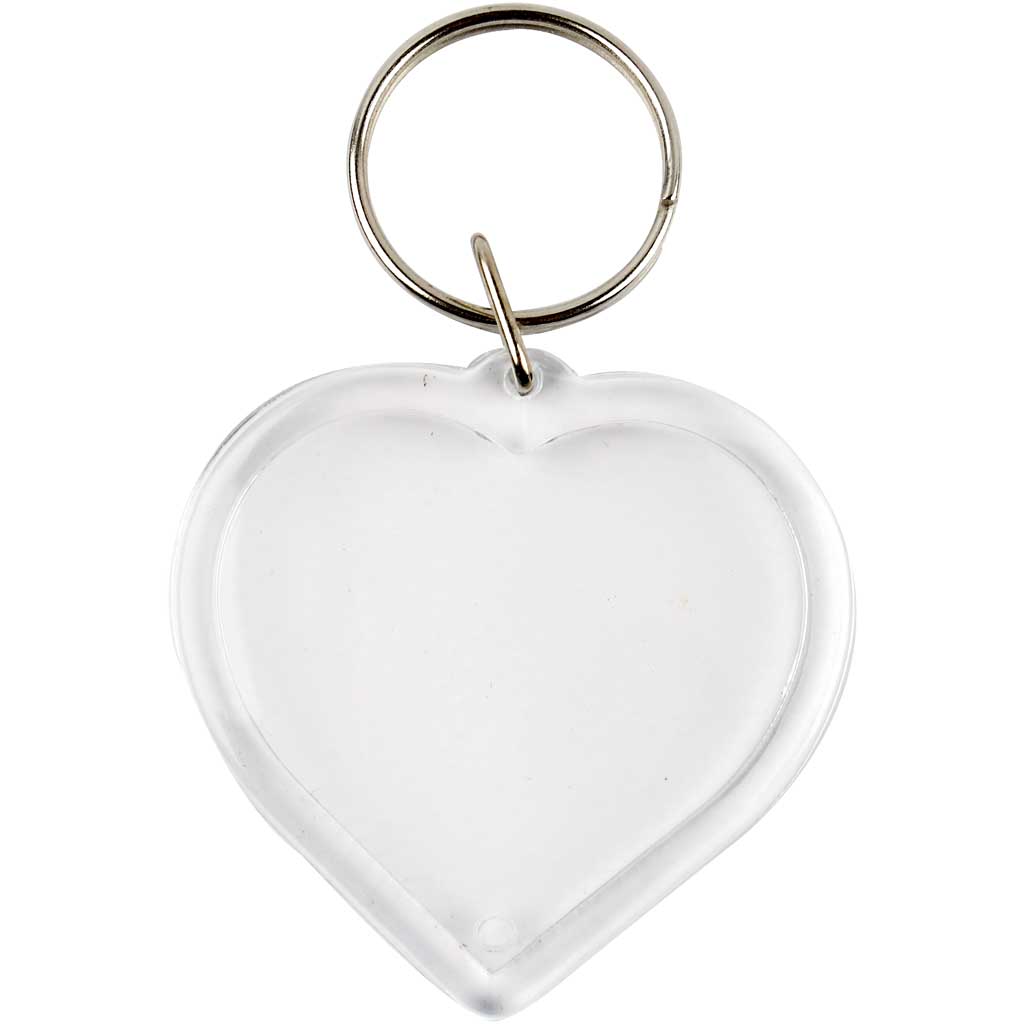 Porte-clés Plastique - Coeur