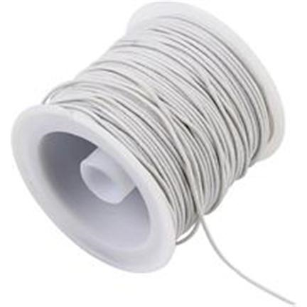 Corde élastique 1,5 mm - 50m - Blanc