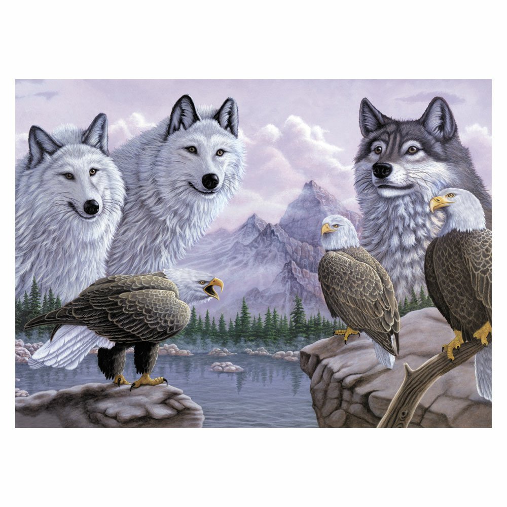 Painting by Numbers 286x390mm Adult, Wolves