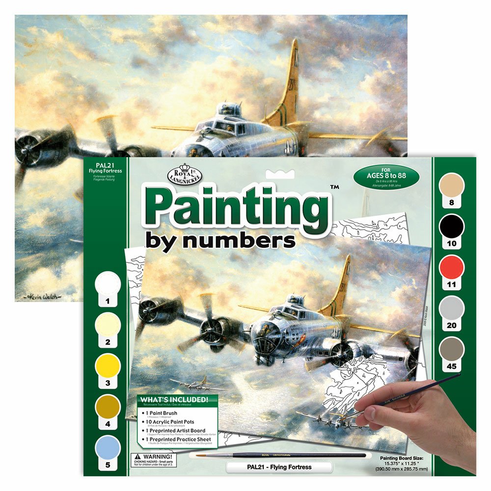 Painting by Numbers 286x390mm Volw., Flying Fortress