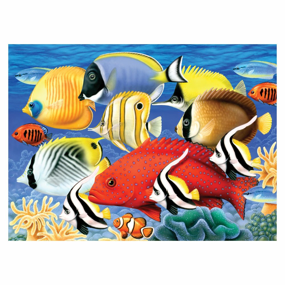 Painting by Numbers 286x390mm, Tropical Fish