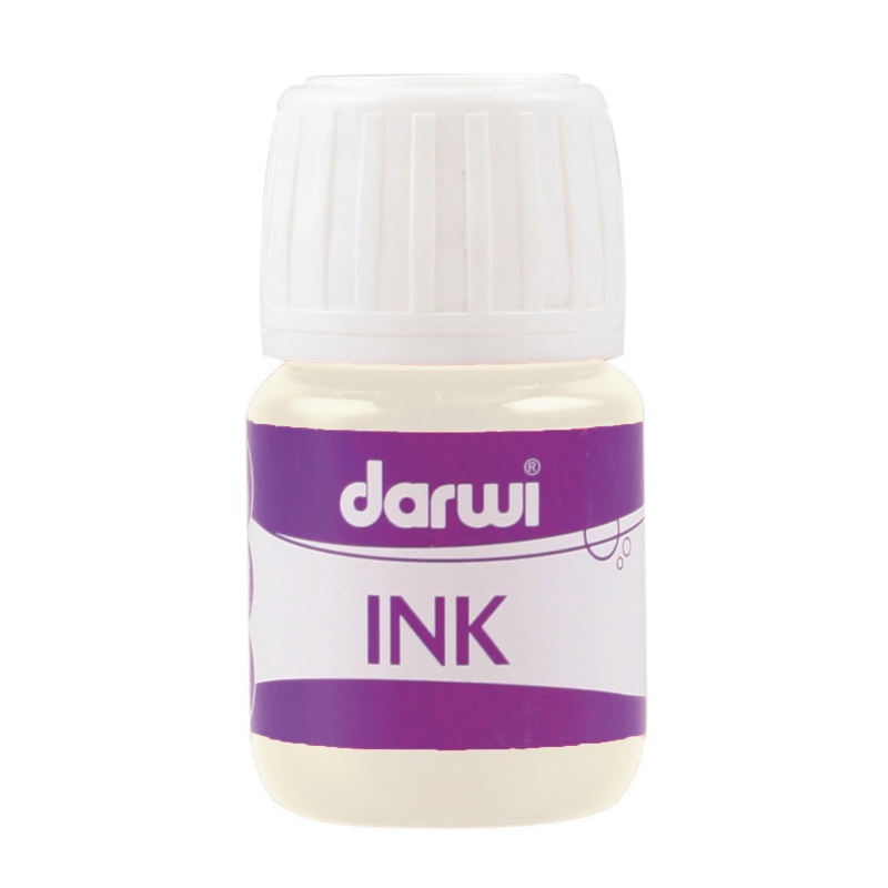 Darwi Oostindische Inkt, 30ml, Wit