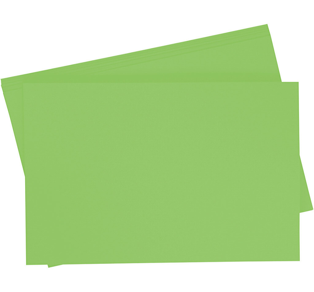 Carton photomontage 300g/m², 50x70cm, 10 feuilles, vert clair