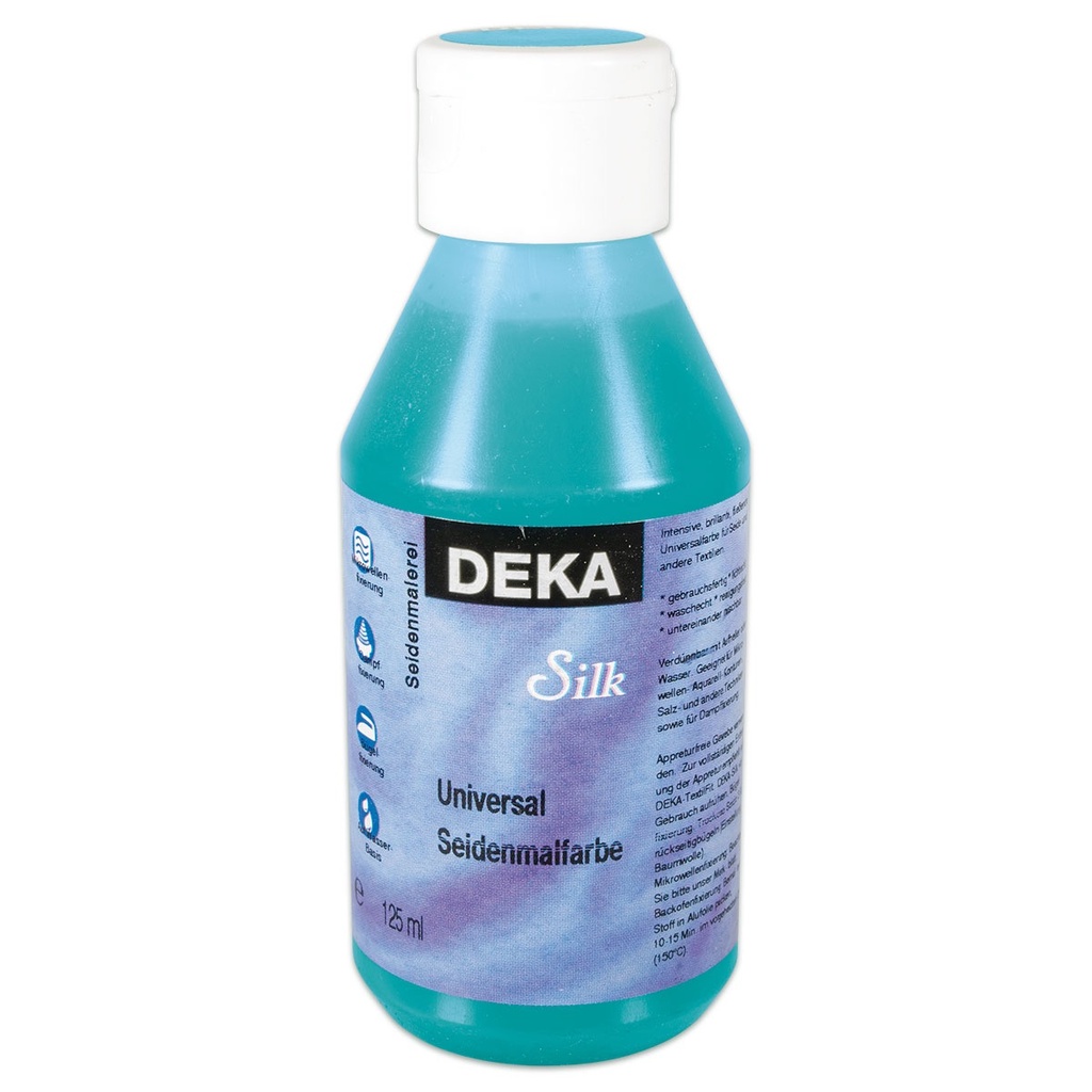 Deka Silk peinture de soie, 125 ml, Bleu Turquoise (058)