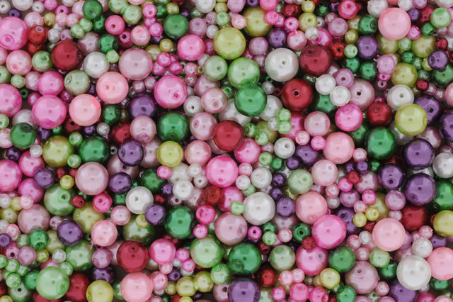 Perles de Cire Symphony, assortiment tailles 200gr multicolor