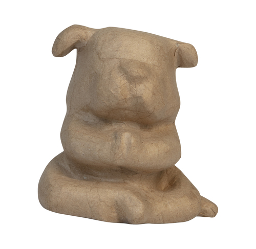 Décopatch SA figuur Bulldog yoga (13,5x10,5x13,5)