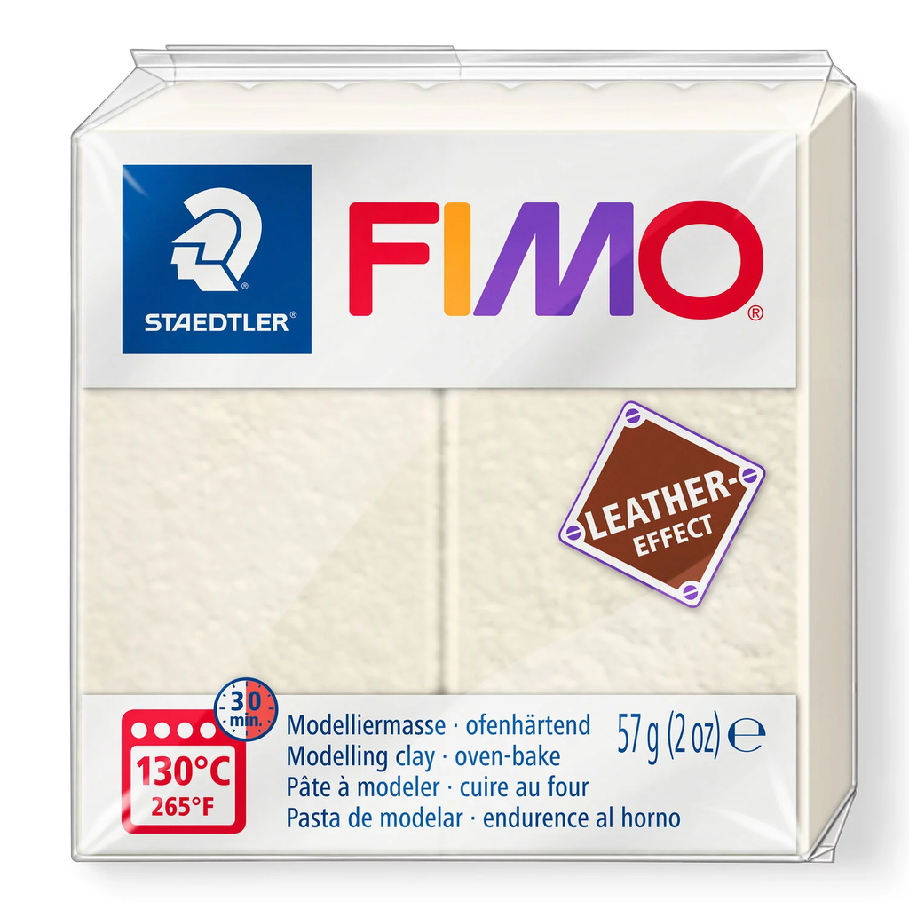 Fimo leather-effect 57 g ivoire