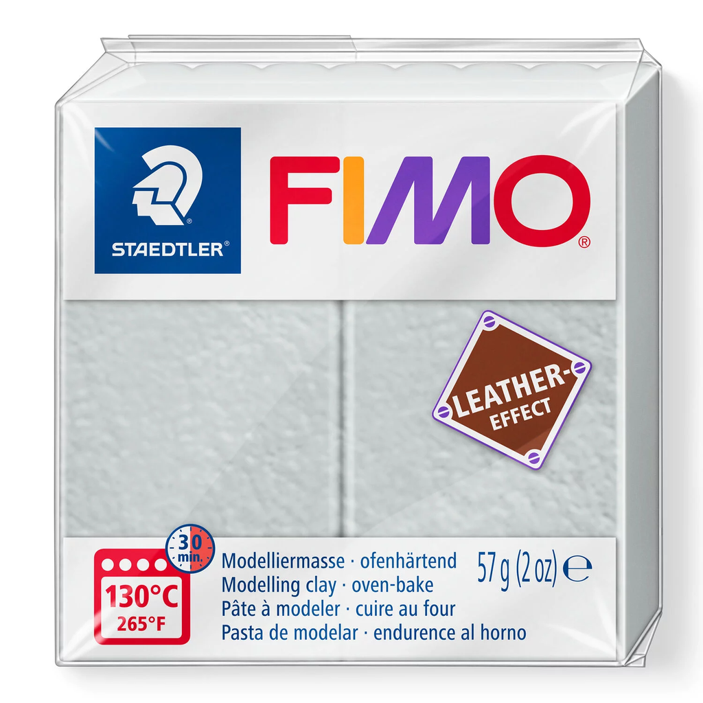 Fimo leather-effect 57 g gris pigeon