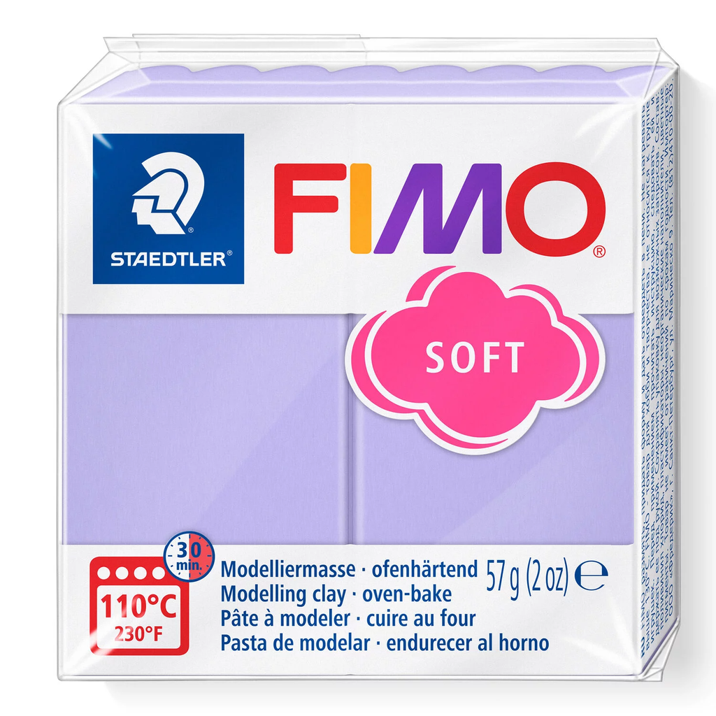 Fimo soft pâte à modeler 57g lilas