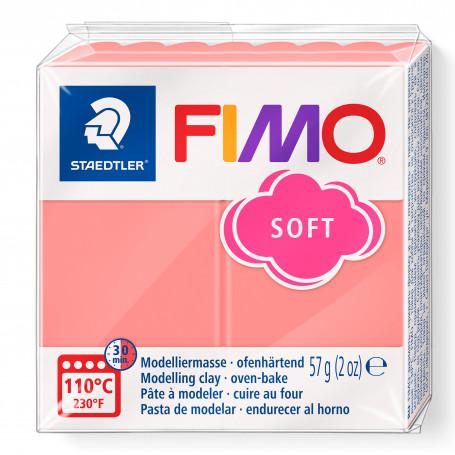 Fimo soft pâte à modeler 57g pink grapefruit