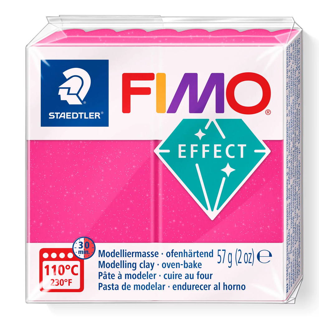 Fimo effect boetseerklei, 57gr - robijn kwarts