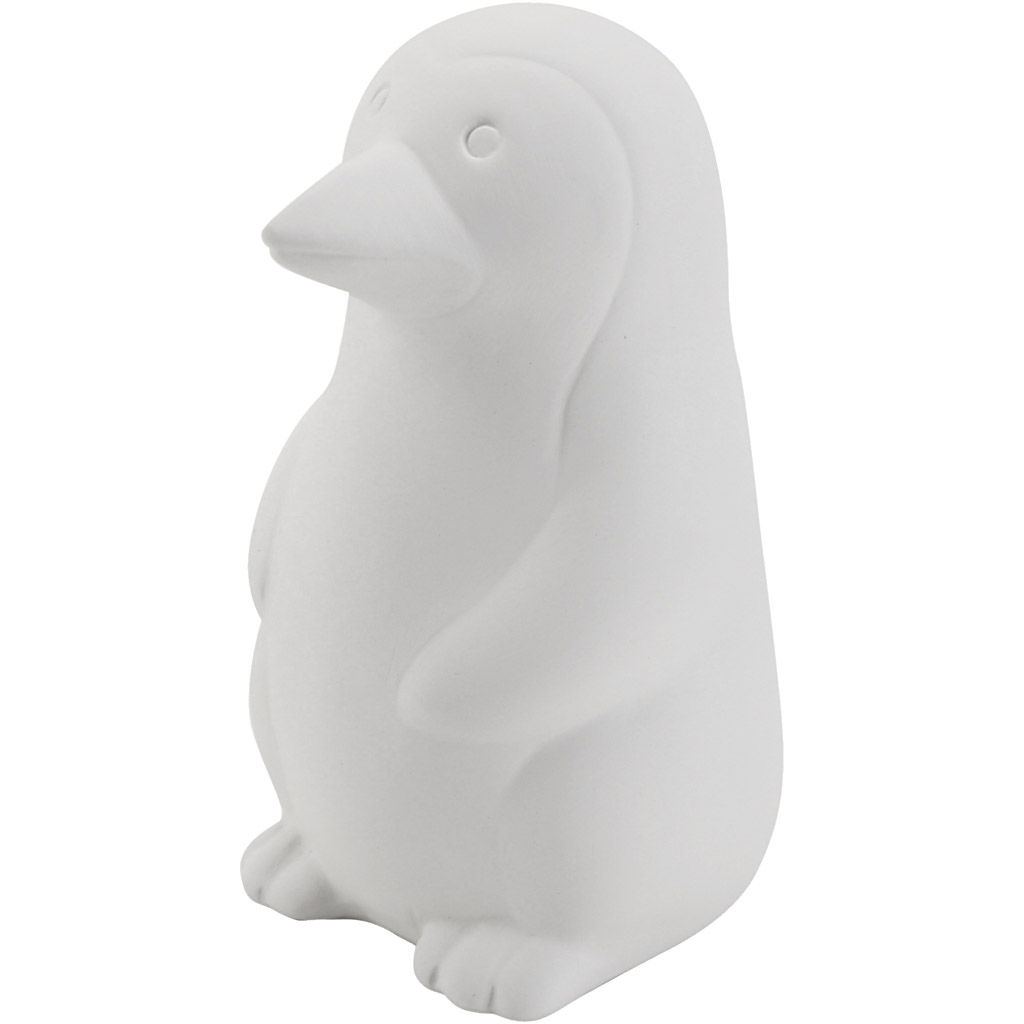 Tirelires en forme d'animaux, Pingouin, dim. 11x6x5,5 cm, 6 pièce/ 1 Pq.