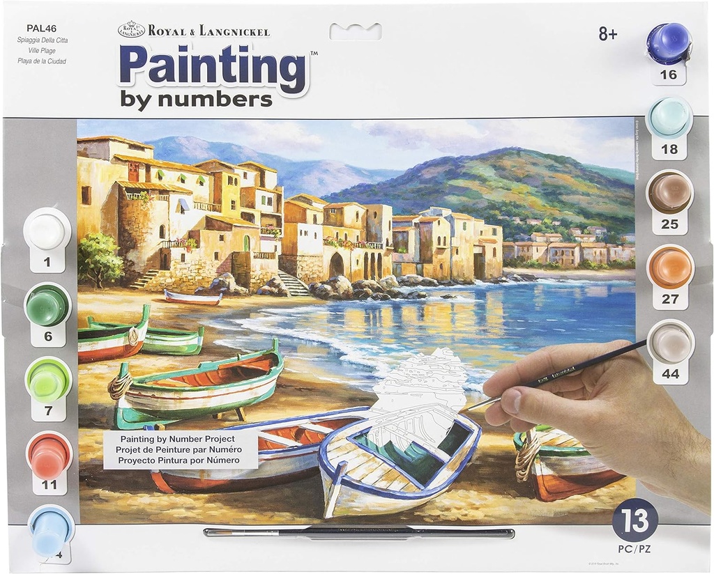 Painting by Numbers 286x390mm Adult, Beach