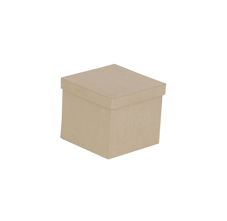 Décopatch Boîte carrée 16x16x14 cm