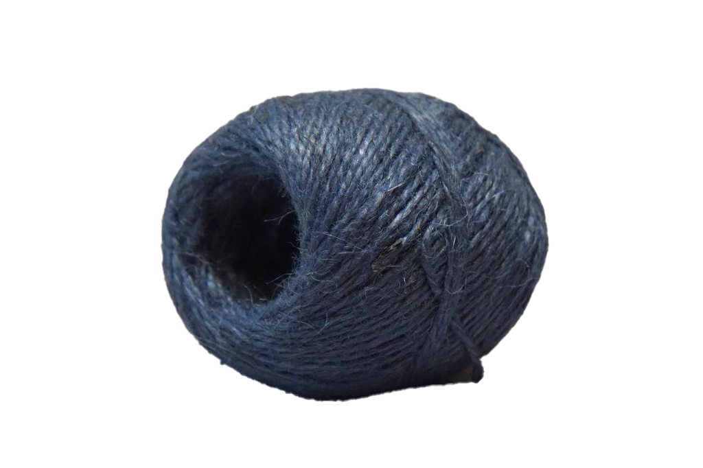 Corde de Jute 2-fils - 100 gr - Bleu