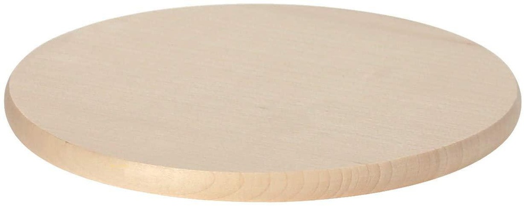 Planche ronde Diam 20cm, 1,6cm, bois de hêtre