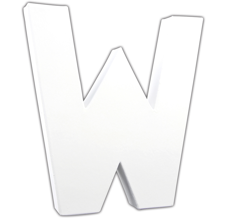 Décopatch lettre "W", 20,5cm