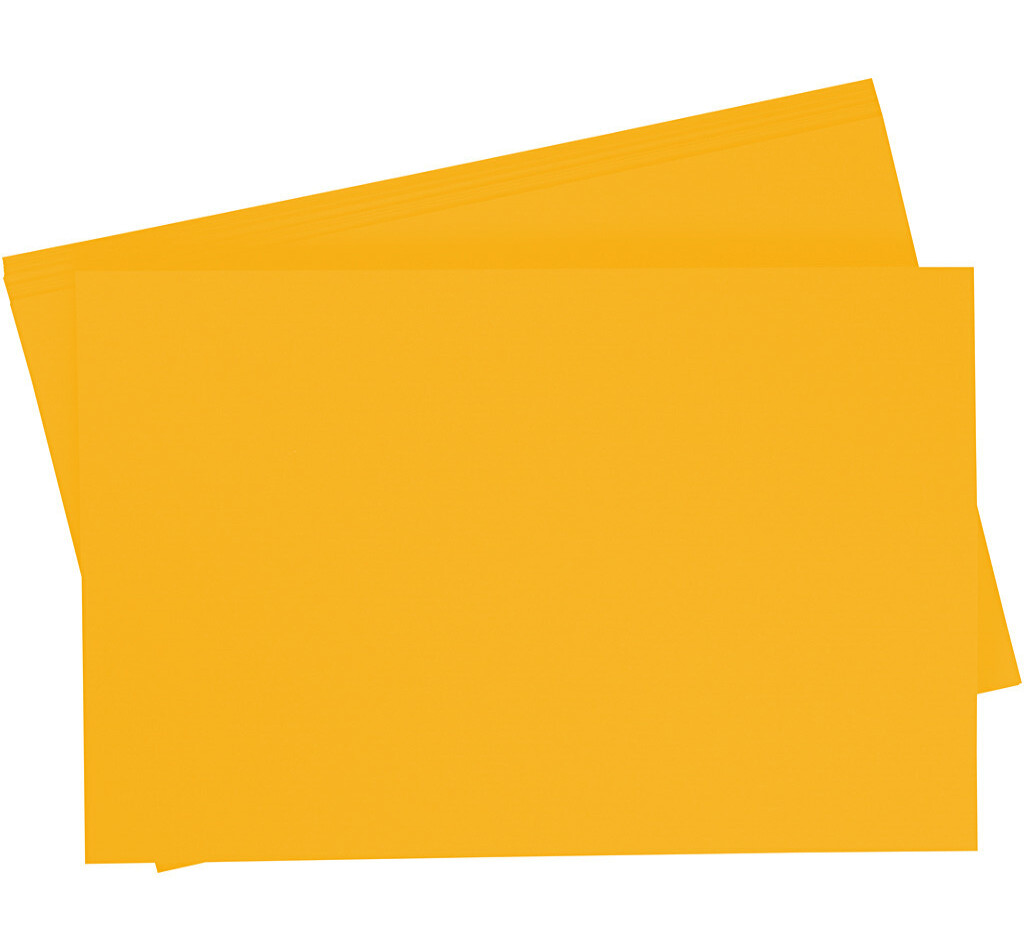 Carton affiche 380g/m², 48x68cm, 1 feuille, jaune maïs