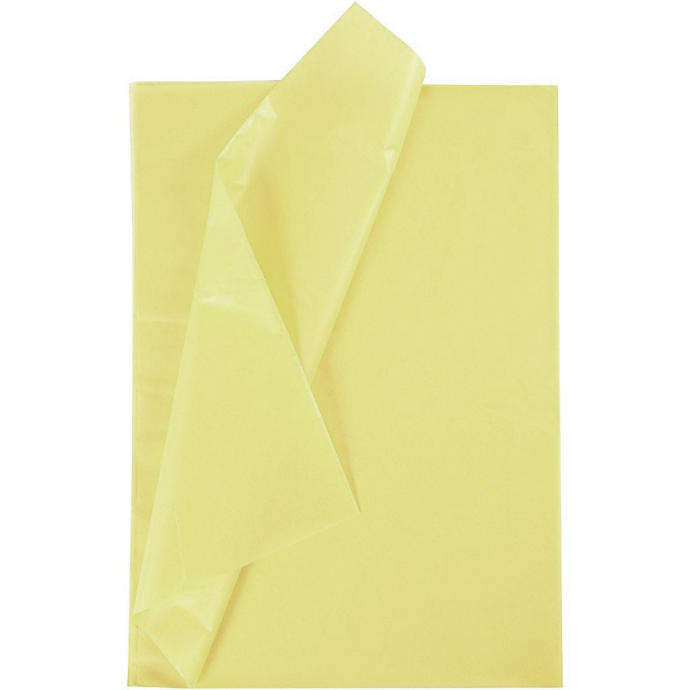 Zijdepapier 20g/m², 50x70cm, 26 vellen, Vanille