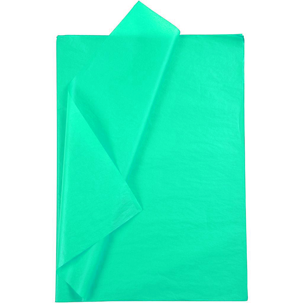 Papier de soie 20g/m², 50x70cm, 26 flles, bleu clair