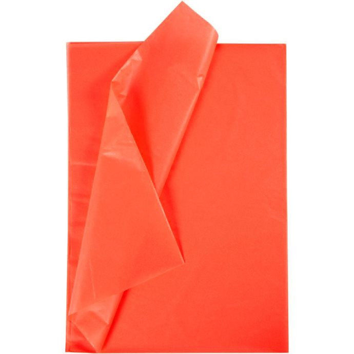 Papier de soie 20g/m², 50x70cm, 26 flles, orange