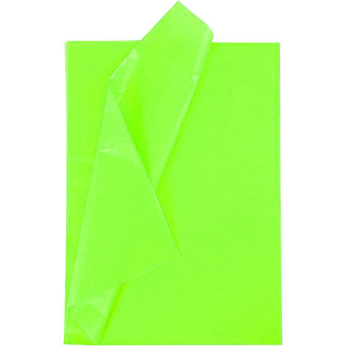 Papier de soie 20g/m², 50x70cm, 26 flles, vert clair