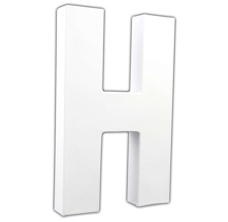 Décopatch lettre "H", 20,5cm