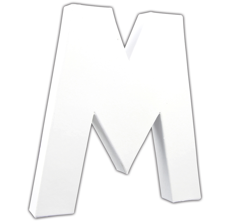 Décopatch lettre "M", 20,5cm