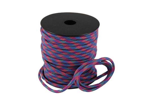 Paracord 4mm, Blauw/Paars 40m