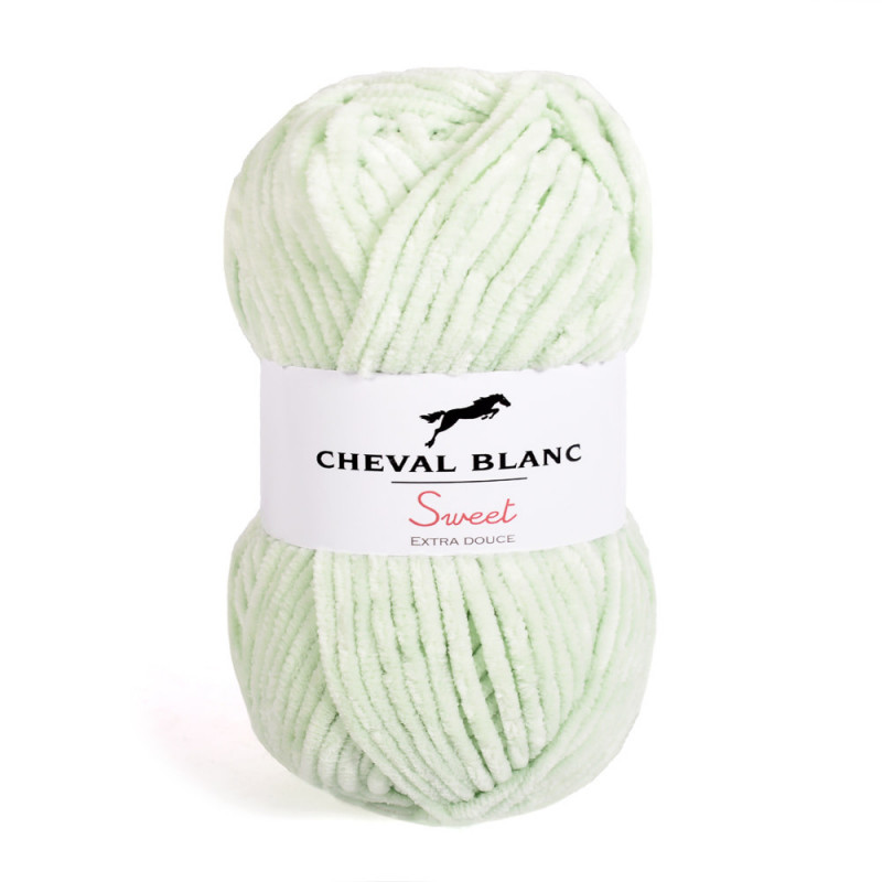 Breiwol Sweet (100 % Polyester) 500gr Licht groen