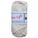 Coton à Tricoter Cotton 8 (100% coton) 50gr, Ecru