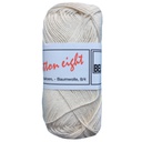 Coton à Tricoter Cotton 8 (100% coton) 50gr, Blanc Cassé