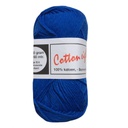 Haakkatoen Cotton 8 (100% katoen) 50gr, Koningsblauw