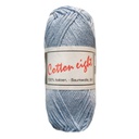 Coton à Tricoter Cotton 8 (100% coton) 50gr, Bleu Clair