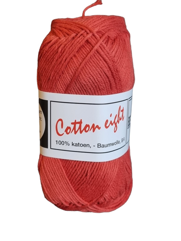Haakkatoen Cotton 8 (100% katoen) 50gr, Roest