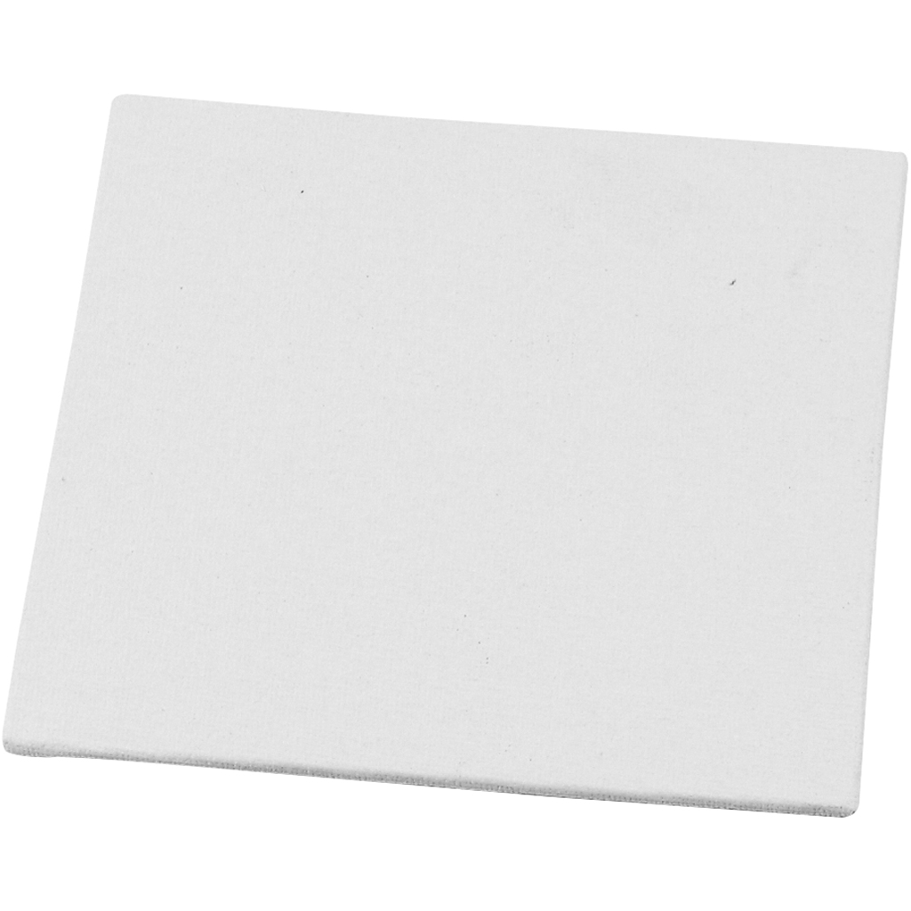 Canevas, dim. 12,4x12,4 cm, 280 gr, blanc, 1 pièce