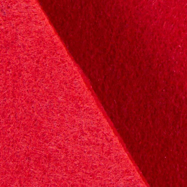 feutre extra épais (70% Laine), 3mm, 600gr/m², Rouge