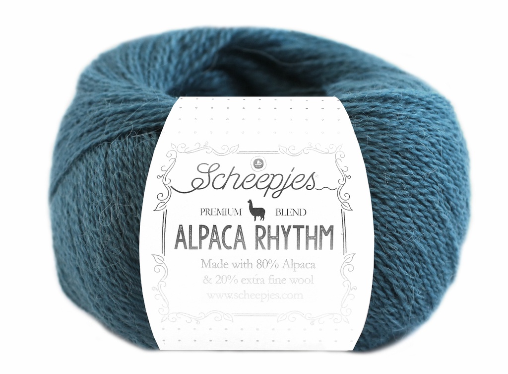 Alpaca Rhythm, 10x25gr, 80% Alpaca/20% Wol, kleur "Polka"