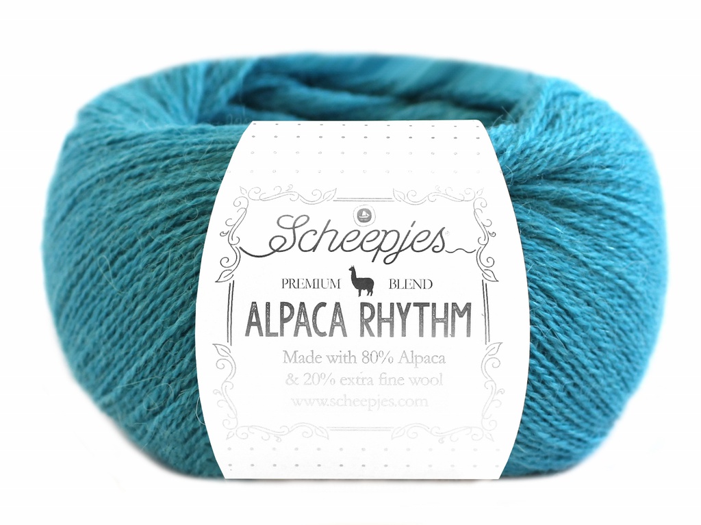 Alpaca Rhythm, 10x25gr, 80% Alpaca/20% Wol, kleur "Lindy"