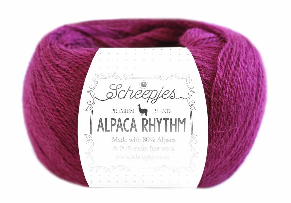Laine Scheepjes Alpaca Rhythm, 10x25gr, 80% Alpaca/20% Laine,  coloris "Jitterbug"