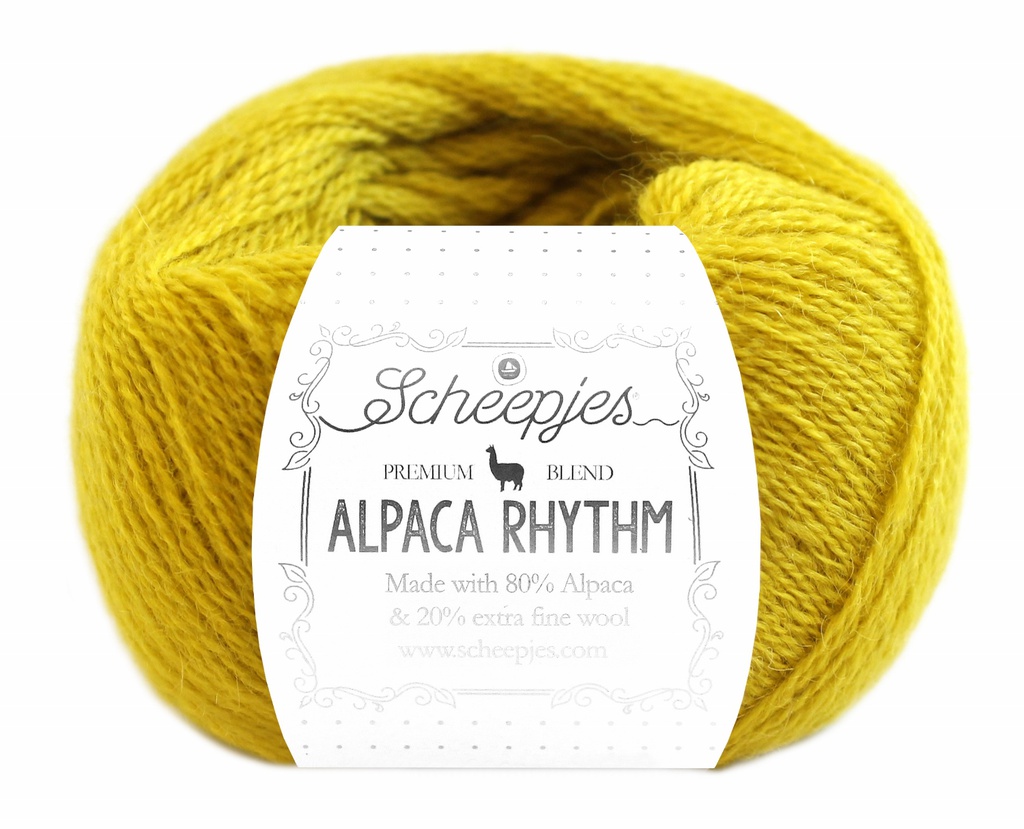 Alpaca Rhythm, 10x25gr, 80% Alpaca/20% Wol, kleur "Disco"