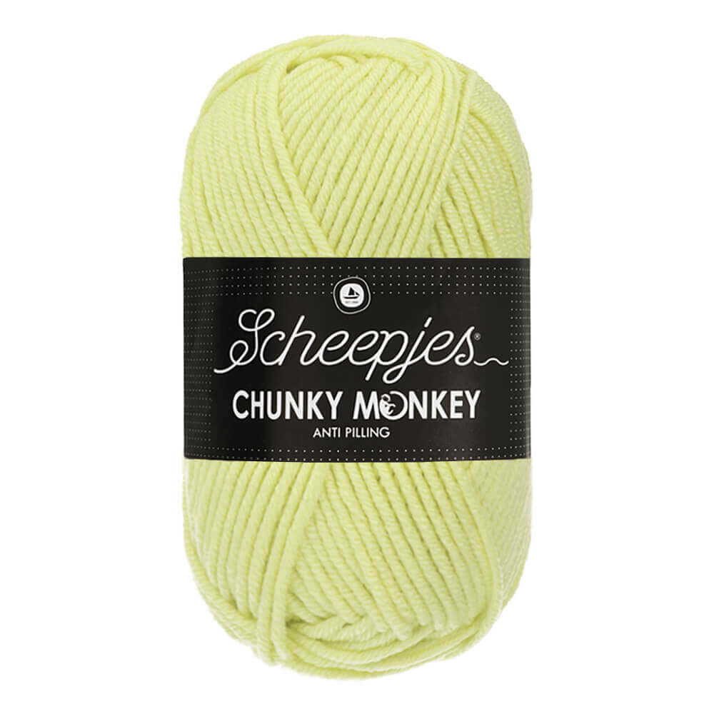 Scheepjeswol "Chunky Monkey", 5x100g, 100% Acryl, naald 5.0, kleur 1020 Mint