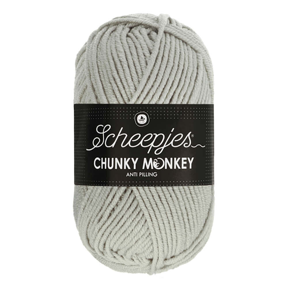 Scheepjeswol "Chunky Monkey", 5x100g, 100% Acryl, naald 5.0, kleur 1203 Pale