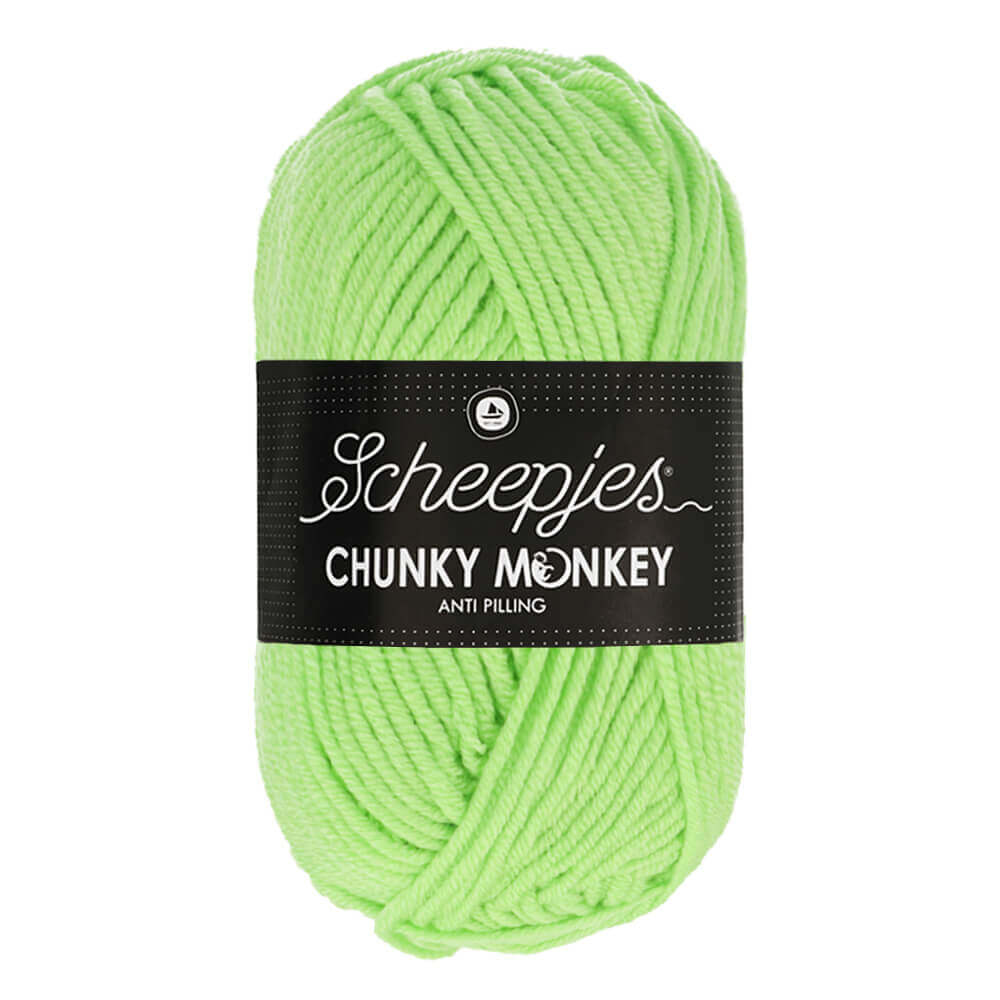 Scheepjeswol "Chunky Monkey", 5x100g, 100% Acryl, naald 5.0, kleur 1316 Pistachio