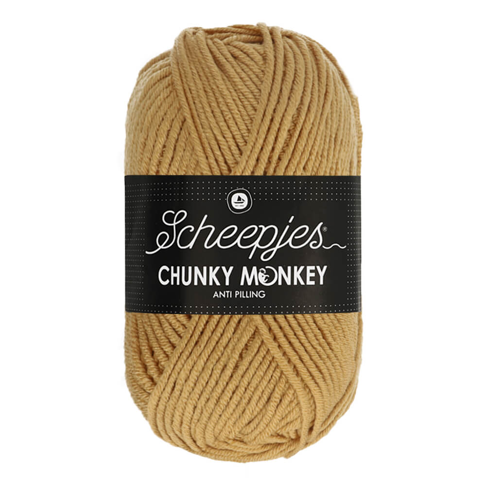 Scheepjeswol "Chunky Monkey", 5x100g, 100% Acryl, naald 5.0, kleur 1420 Mellow